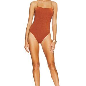 It's Now Cool x free people The‎ One Piece Swimsuit Topaz Lurex XS NWT